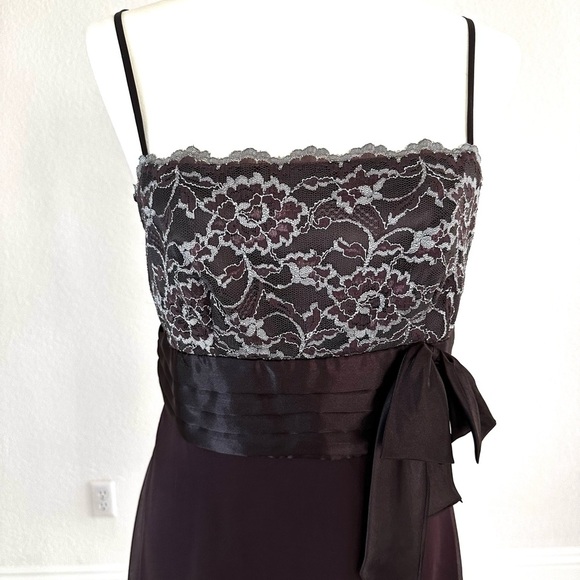 Robbie Bee Brown Spaghetti Strap Sundress Midi - Picture 4 of 8